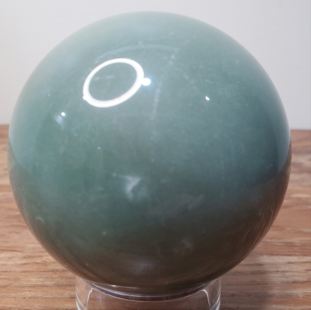 1.2 lbs Green Adventurine Crystal Sphere 74mm